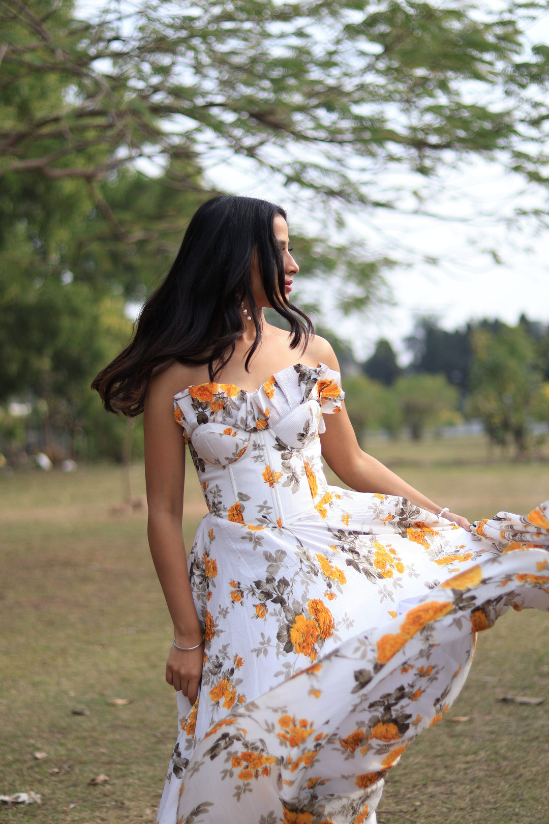 Sunlit Meadow Corset Dress