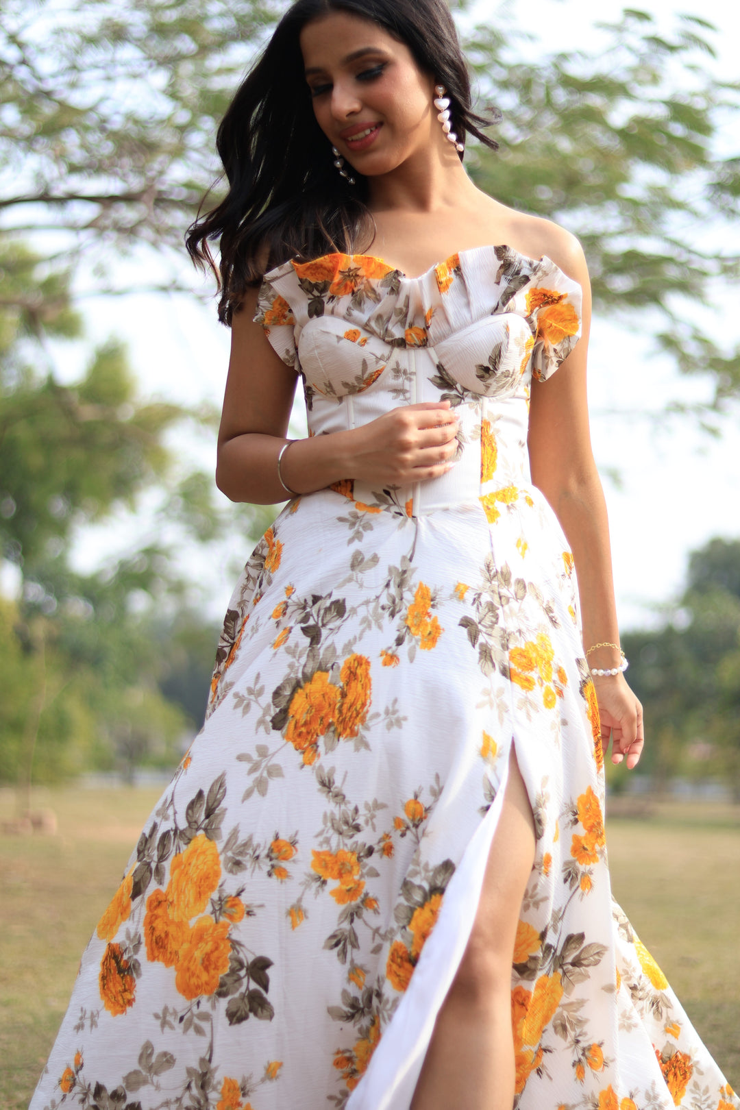 Sunlit Meadow Corset Dress