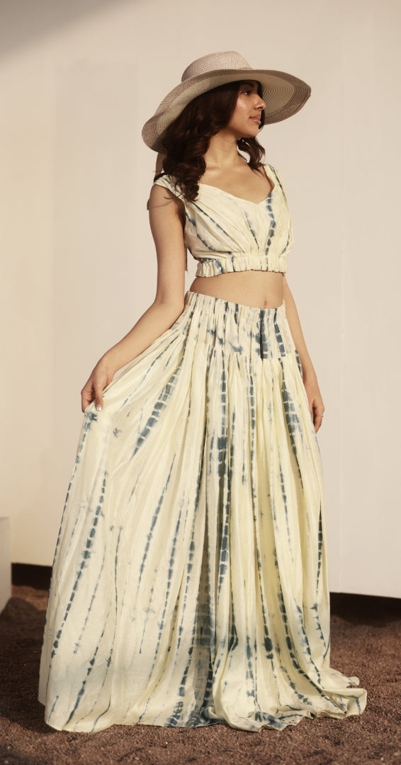 Ethereal Breeze Tie-Dye Co-Ord Set