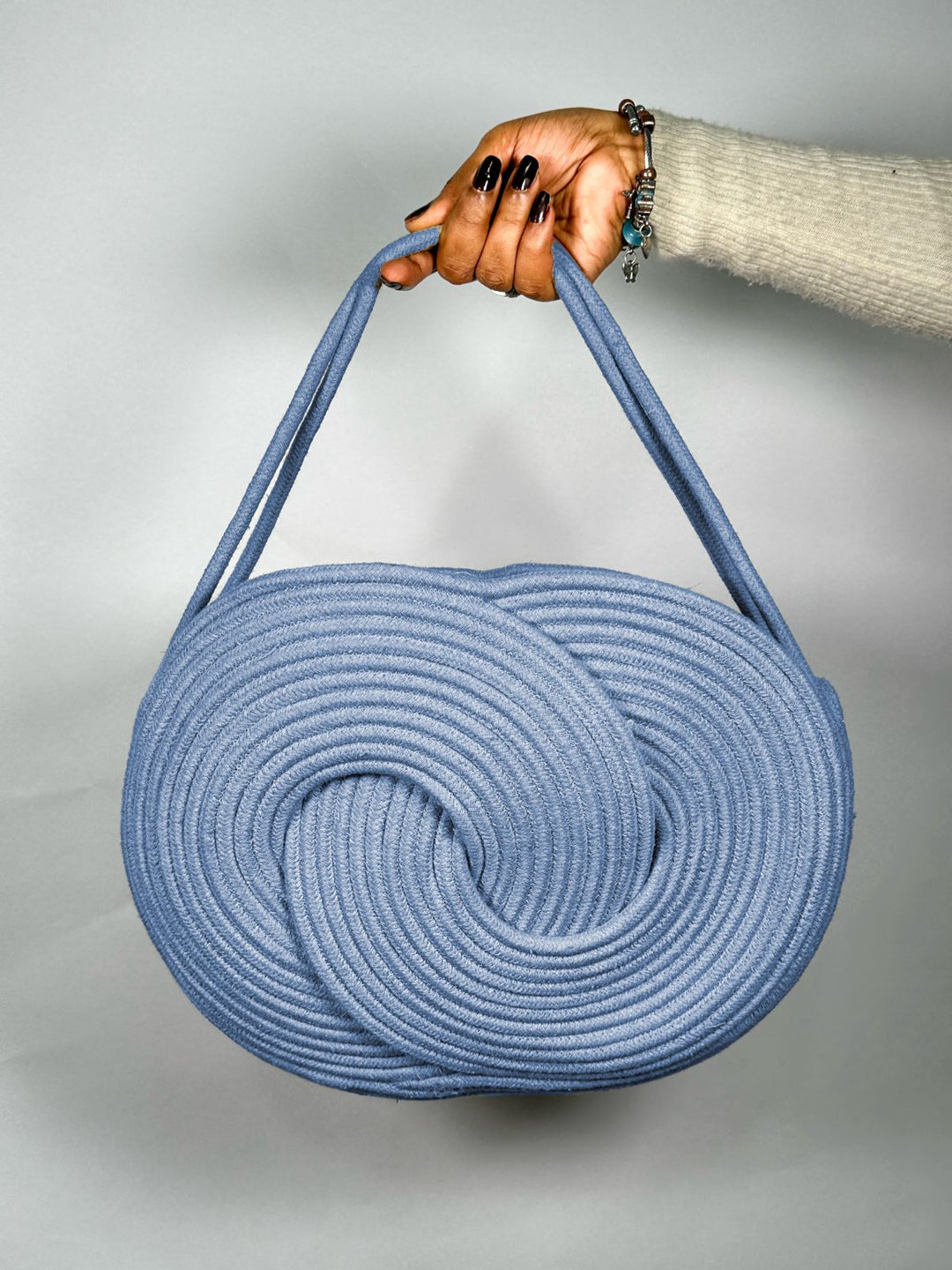 Twist & Carry: Modern Spiral Tote Bag