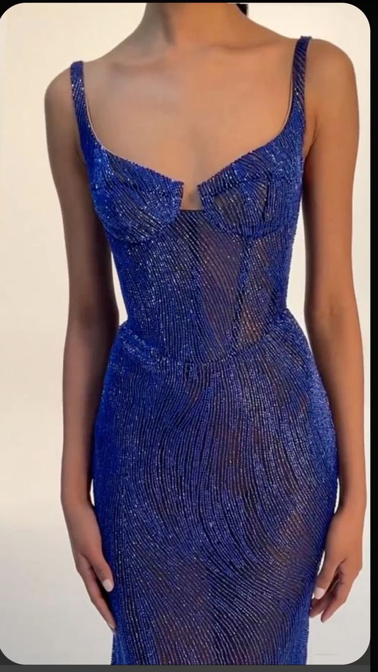 Blue mermaid dress